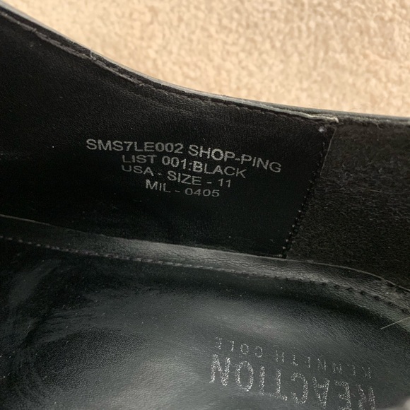 Kenneth Cole black leather men’s dress shoes - Picture 5 of 6